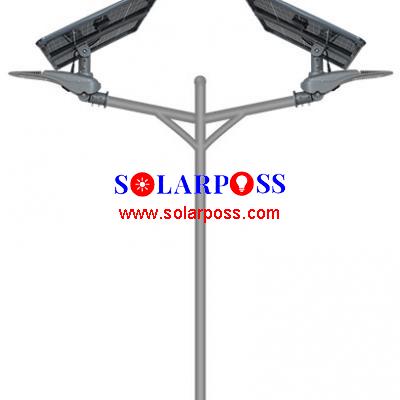 GL-40w 50w 60w 70w 80w 90w Outdoor Solar Street Lights All in One Integral High Power LED Solar Street Light High Power street solar light Die Cast Aluminium Alloy