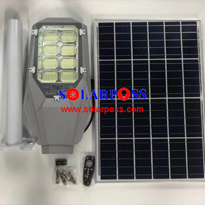 SD-200W 400W 600W 800W Module Designed High Power Landscape Waterproof Ip65 100W Outdoor Led Solar Street Light Solar Pole Lamp with Remote Control Dusk to Dawn IP66 Waterproof Outdoor Solar Street Li